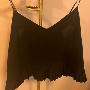 French Connection Black Tank Top